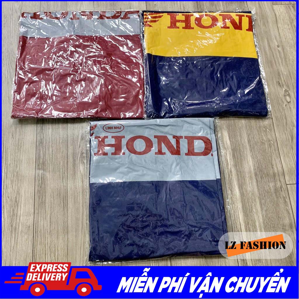 ÁO MƯA CÁNH DƠI VẢI DÙ SIÊU BỀN IN LOGO HONDA TIỆN LỢI (nhiều màu) - CA039