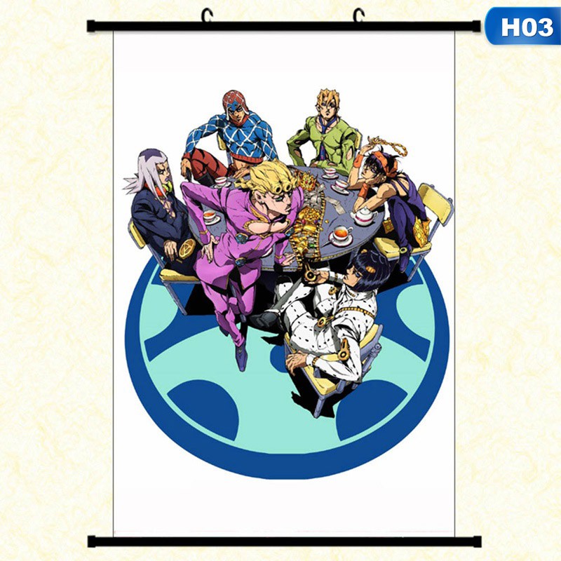 Áp phích Trang trí nội thất hình Anime jojo 's bizarre adventure