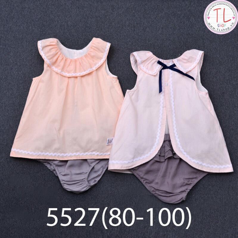 Thời trang trẻ em - Bộ quần áo ngắn tay xinh xắn cho bé gái - bộ bé gái