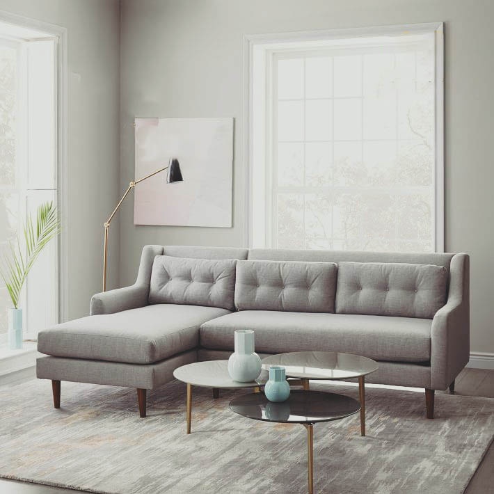 Ghế sofa gốc chữ L Thắng Lợi cho phòng khách