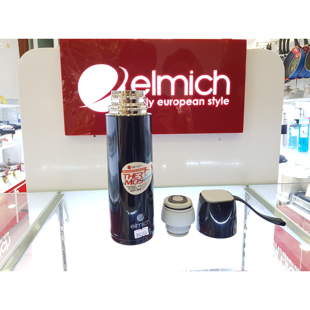 Bình giữ nhiệt Elmich inox 304 500ml - 3658 phích giữ nhiệt elmich