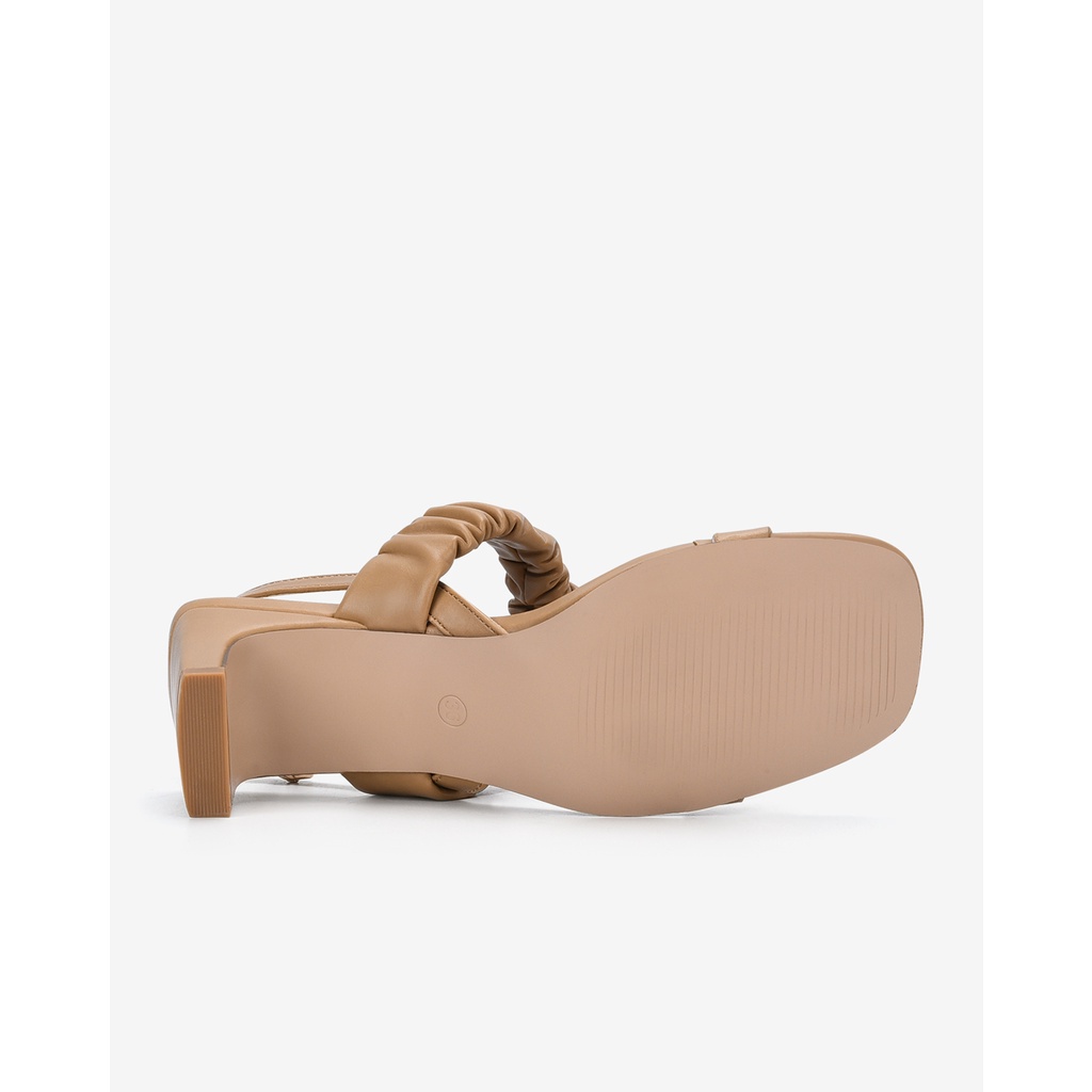 Giày Sandal cao gót nữ Zucia thiết kế quai ngang cách điệu gót  vuông cao 7cm dễ di chuyển - SHL80