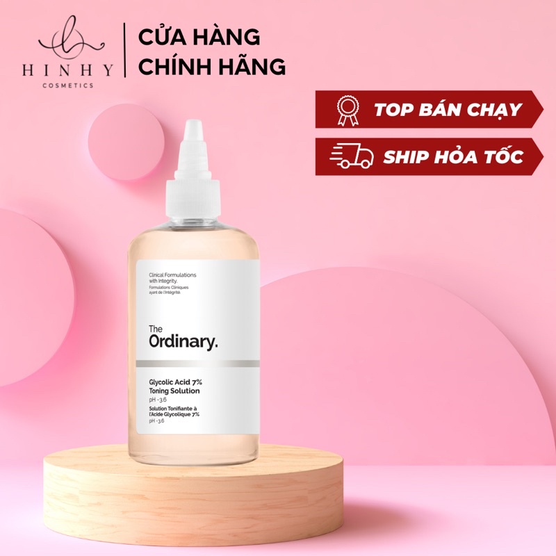 Nước hoa hồng Toner The Ordinary Glycolic Acid 7% Toning Solution