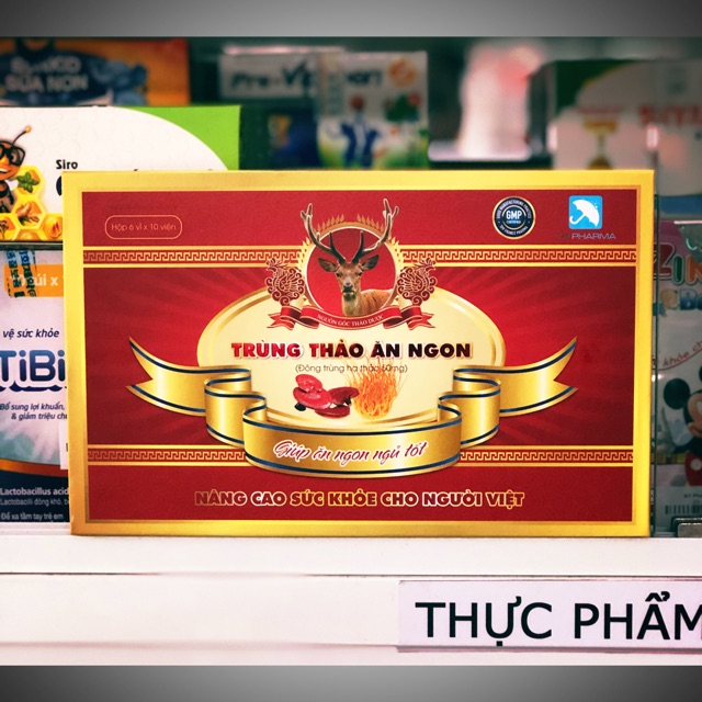 Trùng Thảo ăn ngon - Giúp ăn ngon, ngủ tốt, tăng cường sức khỏe, dùng cho người suy nhược, mới ốm dậy, chán ăn