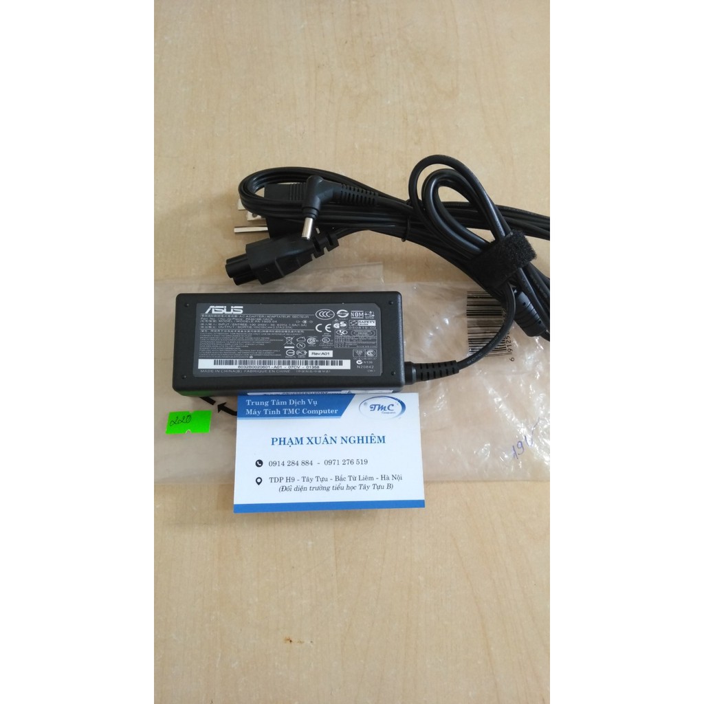 XẠC/ Adapter nguồn Laptop ASUS 19V - 2.37A chân kim nhỏ - TẶNG KÈM DÂY NGUỒN
