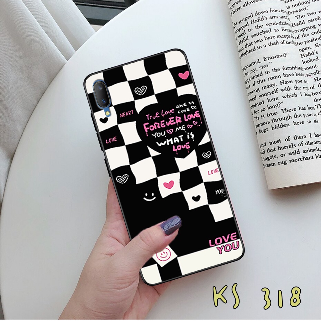 Ốp lưng Vivo V11 - Vivo V11i - Ốp in hình họa tiết caro bền, đẹp