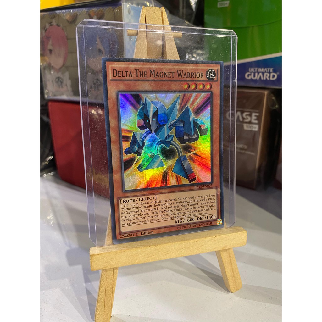 [ Dưa Hấu Yugioh ] Lá bài thẻ bài Delta The Magnet Warrior – Super Rare - Tặng bọc bài nhựa bảo quản