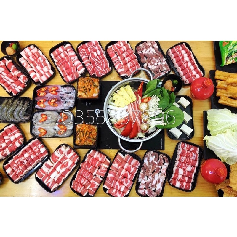 Khay để thực phẩm BBQ(Hàng nhập khẩu) - Lẩu 9 Tầng