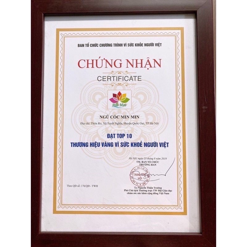 Ngũ Cốc Lợi Sữa Min Min Cao Cấp 30 Vị Hạt - Ngũ Cốc Dinh Dưỡng hộp 500g