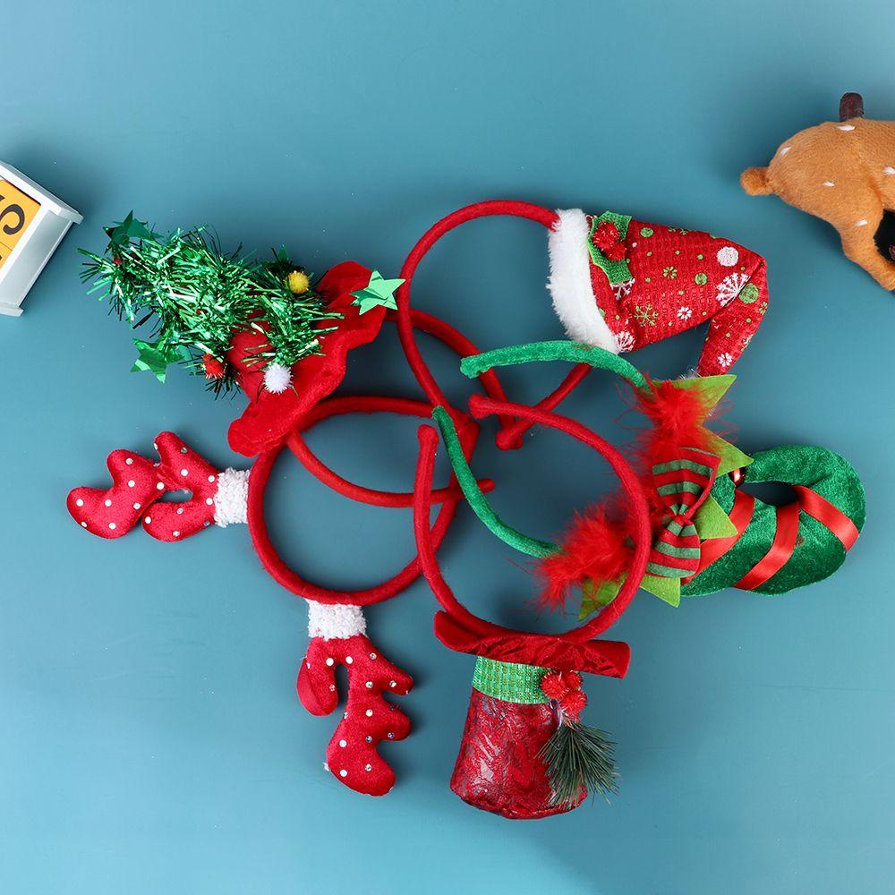 Băng Đô Cài Tóc Hình Sừng Hươu Hoạt Hình Dễ Thương Thời Trang Giáng Sinh