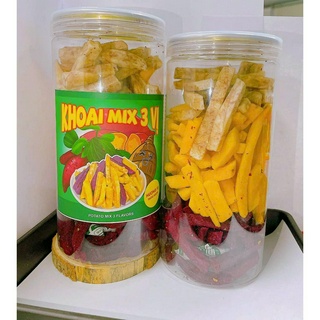 Mix 3 vị khoai sấy giòn 300gr