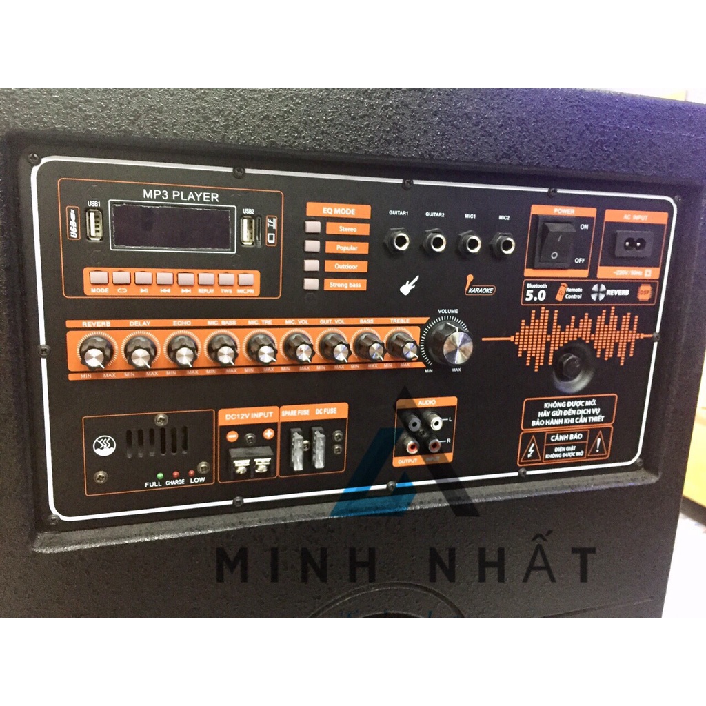 Loa Kéo Karaoke Bluetooth Gmx-GS 533 Hát Siêu Hay Mẫu Mới 2022 Có Bánh Xe Cao cấp