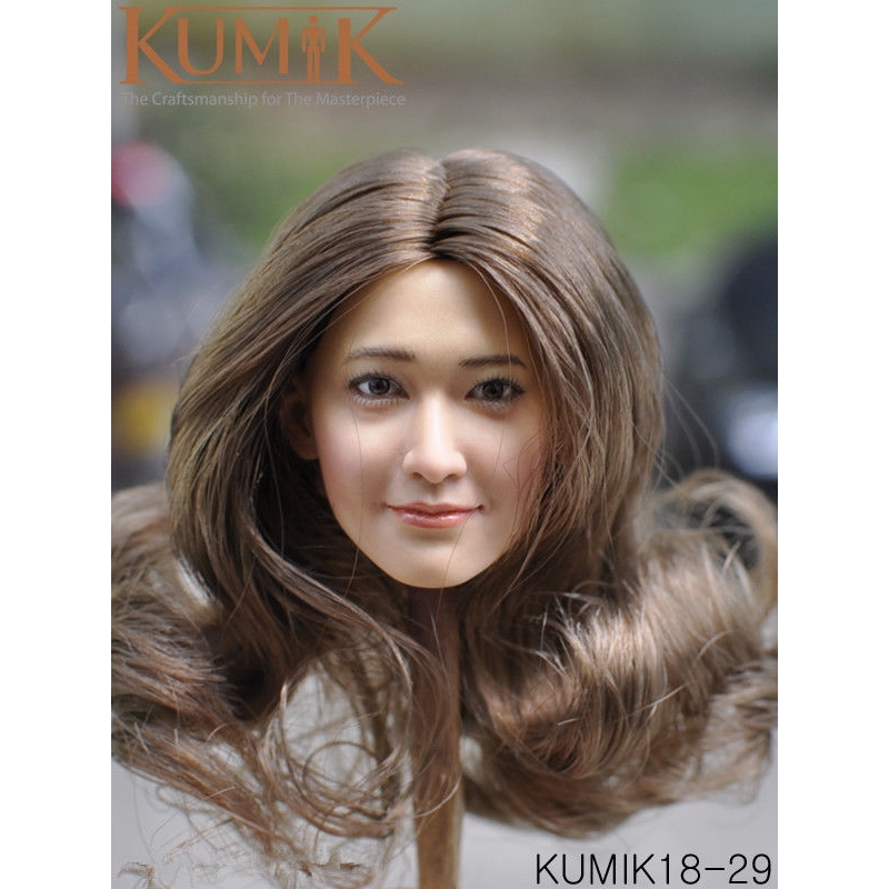 KUMIK 1:6 Scale female curls Head Sculpt KUMIK18-29 Model 12'' Action Figure