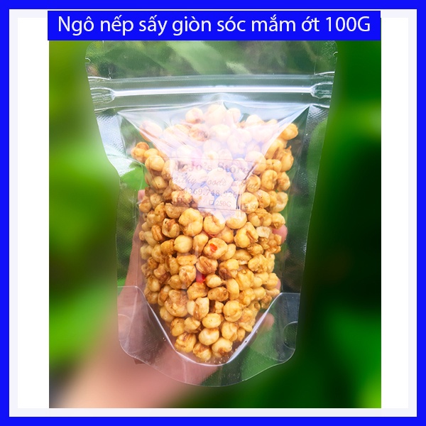 Ngô nếp sấy giòn sóc mắm ớt Đồ ăn vặt 250G