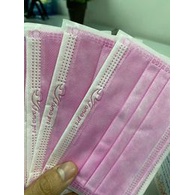Chính Hãng-Khẩu trang y tê 4 lớp kháng khuẩn cao cấp màu hồng Nam Anh famapro hộp 50 cái