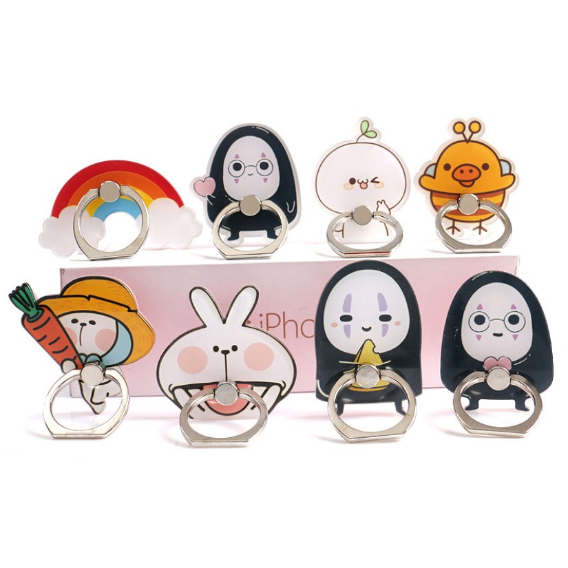 IRING - GIÁ ĐỠ ĐIỆN THOẠI HÌNH MÓC NHẪN - HÌNH CUTE - GIÁ SIÊU RẺ