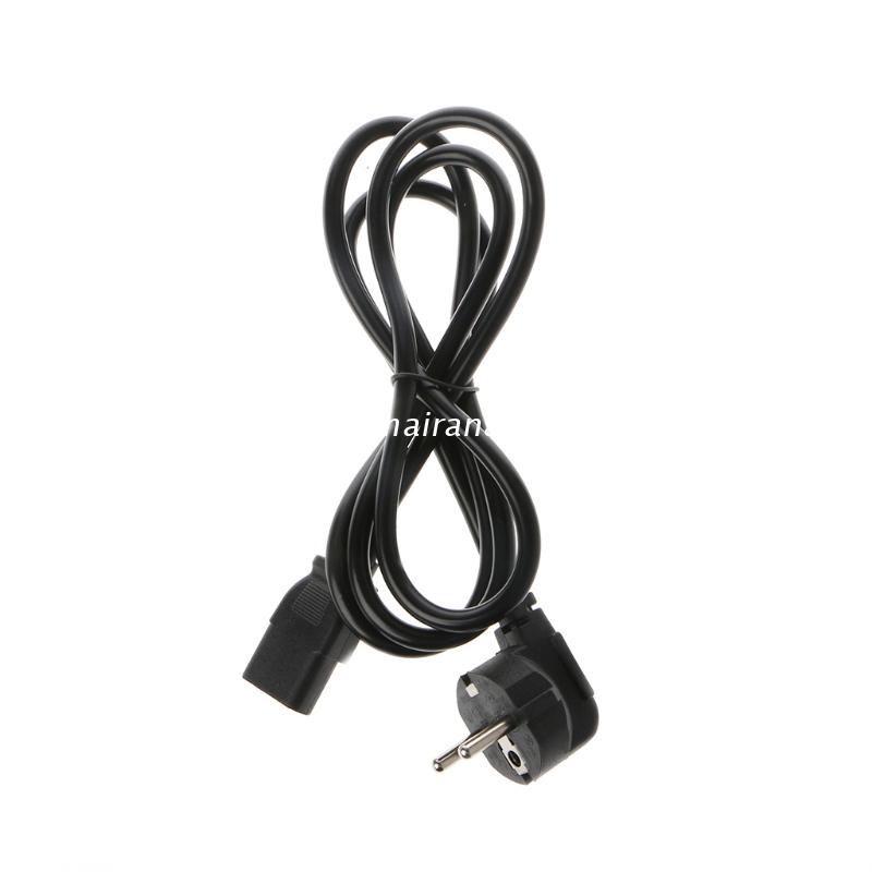 Dây cáp phích cắm EU AC đầu tròn 1.5m C13 IEC 320 2 Pin