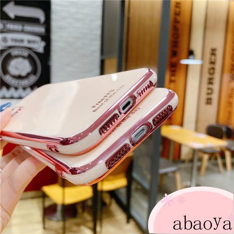 Ốp lưng iphone viền vuông Mạ Vàng iphone 12 Pro Max Mini SE 2020 11 Pro Max XS XR 8 7 6 6s Plus