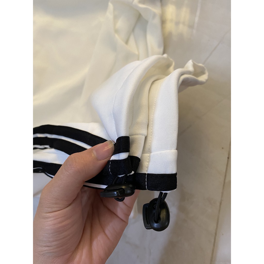 Quần ống rộng 3 sọc có dây rút nam nữ 2 trong 1 Cotton 4 chiều form unisex FFStore | BigBuy360 - bigbuy360.vn