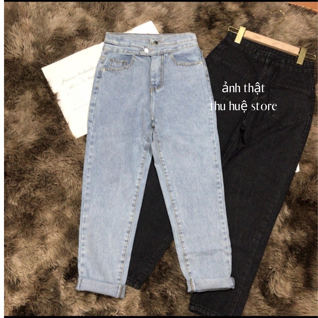 [Mã WASTMAY giảm 15% tối đa 30K đơn 150K] Quần Baggy Jean Nữ From Chuẩn Mẫu Kèm Ảnh Thật 100% | BigBuy360 - bigbuy360.vn