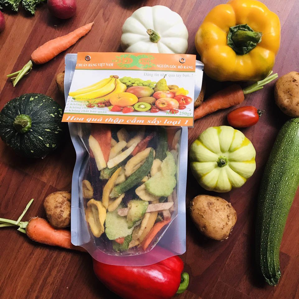 Trái cây sấy thập cẩm 250g - Đà Lạt Xanh