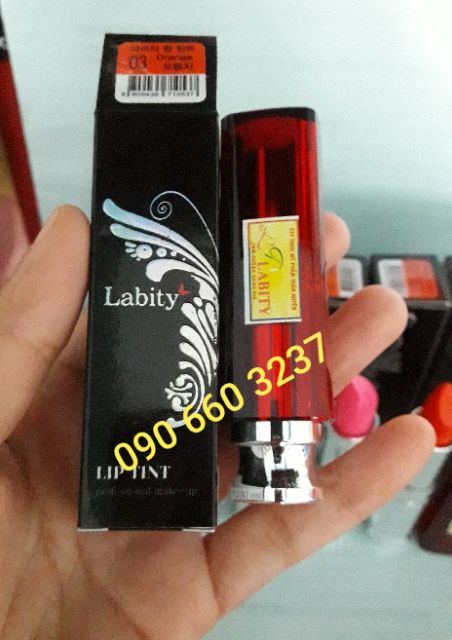 Son Hàn Quốc Labity mẫu MỚI vuông đen sản xuất 100% | BigBuy360 - bigbuy360.vn