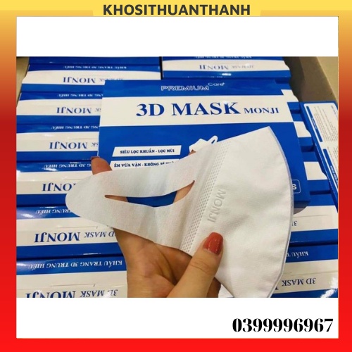 Khẩu trang 3d mask công nghệ nhật bản ngăn giọt bắn khói bụi 99,9% (khosithuanthanh)