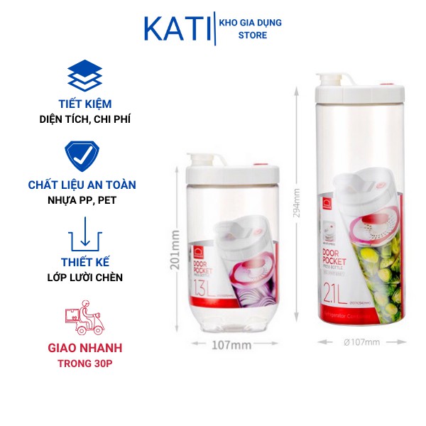 Lọ Muối Dưa Cà Đa Năng Lock&amp;Lock, Hộp Muối Dưa Cà Có Lưới Chèn Tiện Lợi Katigiadung