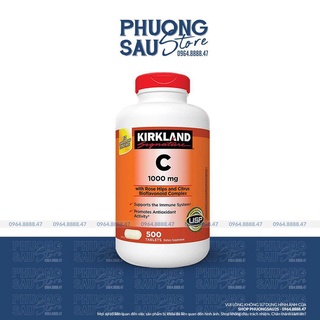 Viên Uống Bổ Sung Vitamin C Kirkland Signature Vitamin C