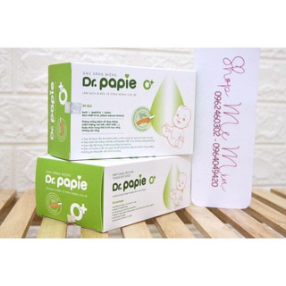 GẠC RƠ LƯỠI DR PAPIE chất liệu 100% Polyester mềm mại đã qua tiệt trùng bằng tia Gamma