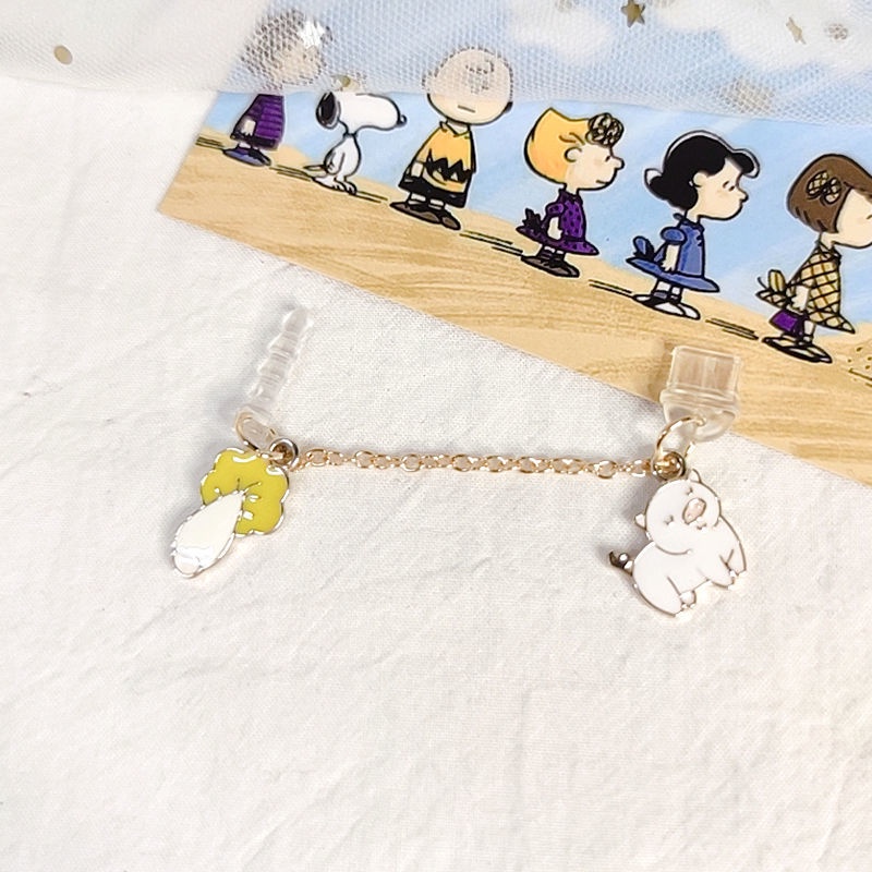 Phụ Kiện Gắn Ổ Cắm Điện Thoại Chống Bụi Hình Chú Heo Dễ Thương