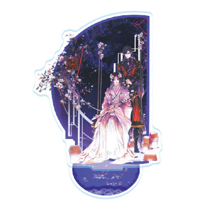 Tmdbyx Mô hình nhân vật Tian Guan Ci Fu Xie Lian Hua Cheng bằng acrylic có giá đỡ trang trí tiện dụng
