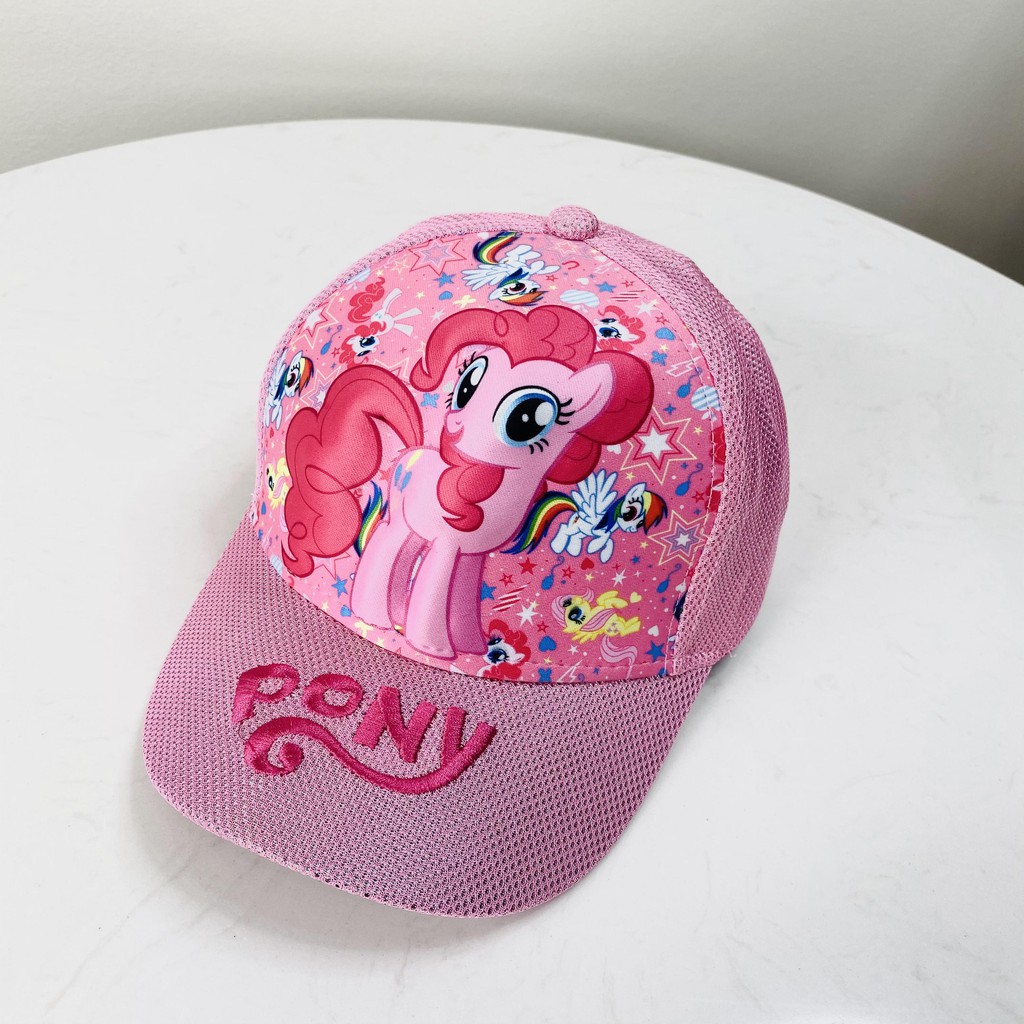 Mũ lưỡi trai bé gái nón bé gái hoạt hình pony thóc shop