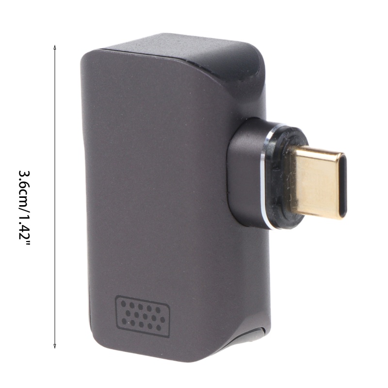 Đầu Chuyển Đổi Type C Đầu Đực Sang VGA Đầu Cái 1080P 60Hz