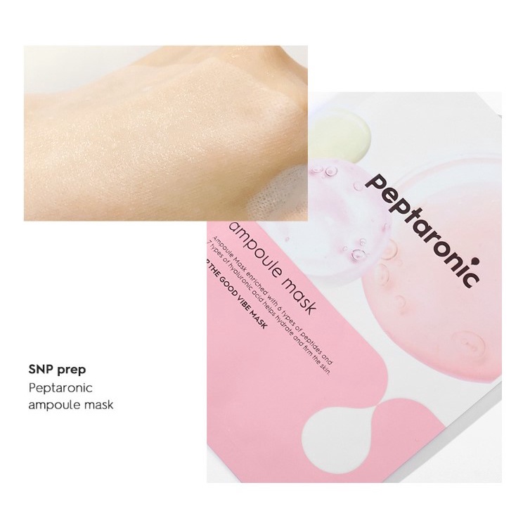 Bộ sản phẩm dưỡng da cấp ẩm SNP Prep Peptaronic