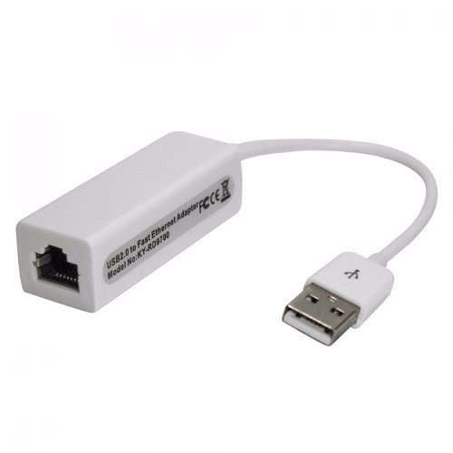 Đầu chuyển USB ra Lan 10/100 (Trắng) - Usb Lan dây