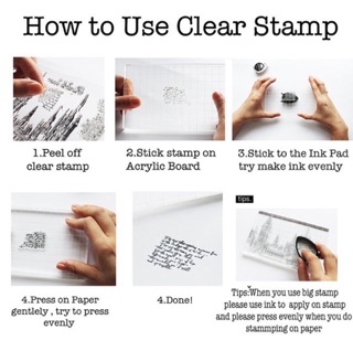 Con dấu clear stamp trong suốt