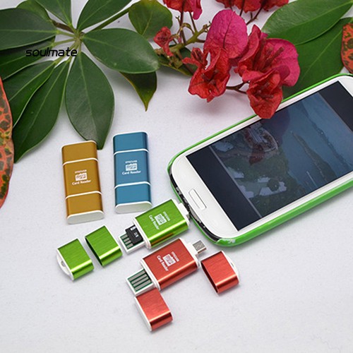 J_2 In 1 Mini Micro USB SD SDXC SDHC TF OTG Card Reader Adapter for Samsung S3 S4 | BigBuy360 - bigbuy360.vn