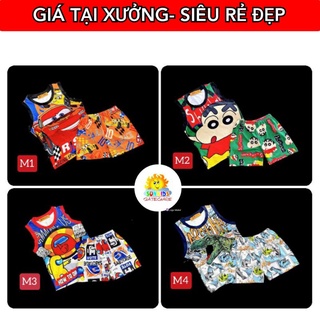🔥loại 1🔥 bbn98 20kg-40kg đồ bộ sát nách bé trai size đại 3d thun lạnh annakids