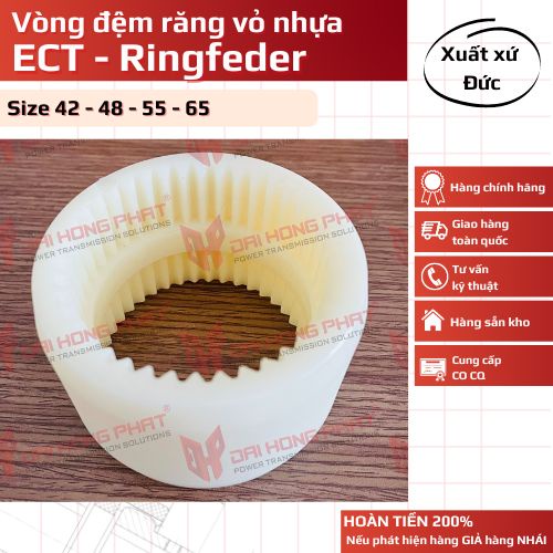 Vòng đệm vỏ nhựa size 42-65 ECT-Ringfeder. HÌNH THẬT, SẴN KHO