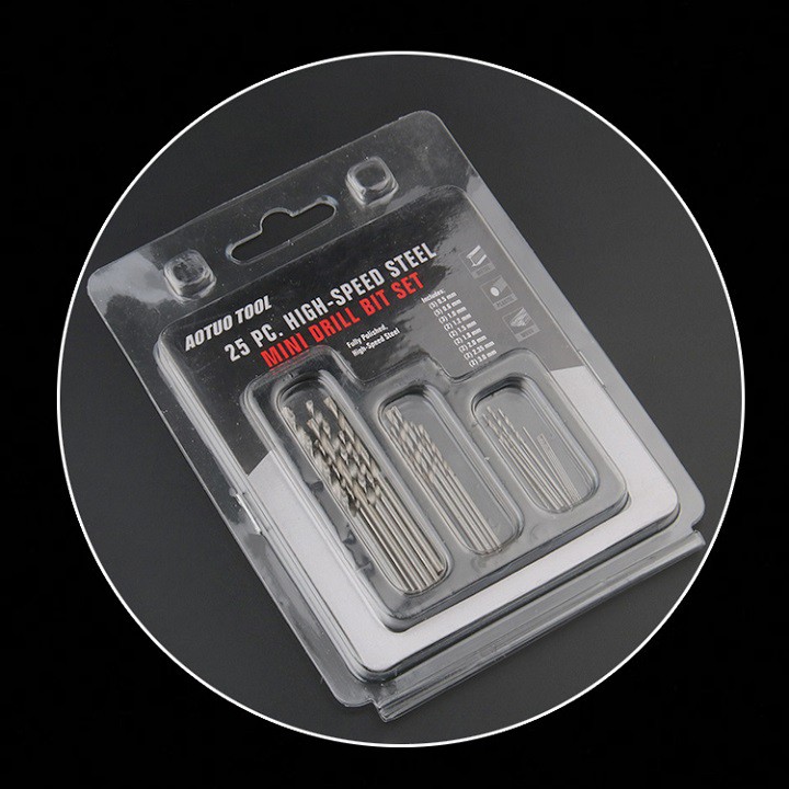 BỘ 25 MŨI KHOAN SẮT MINI TIỆN DỤNG - DIY582