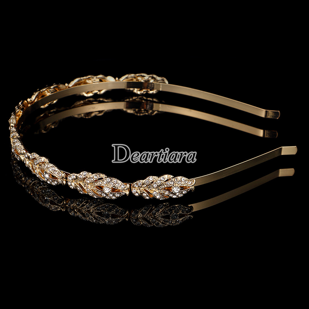 Crystal Rhinestone Headband Wedding Bridal Tiara Headwear