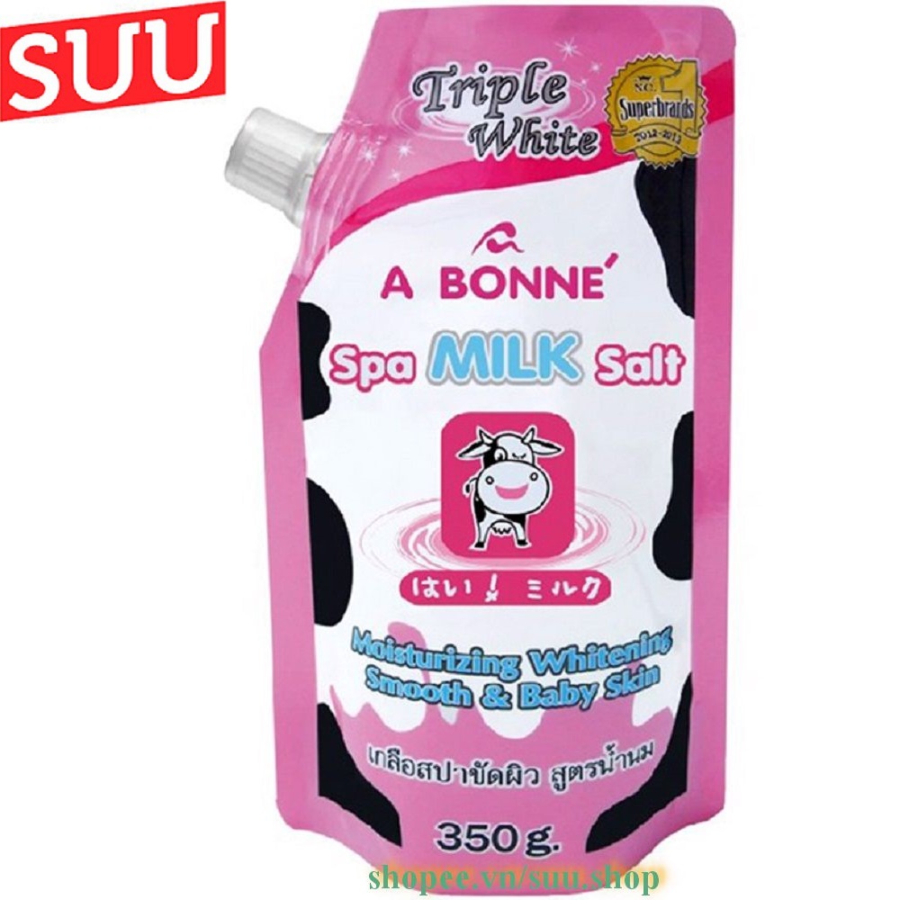 Muối Bò Tẩy Tế Bào Sữa Bò A Bonne 350g Thái Lan suu.shop cam kết 100% chính hãng