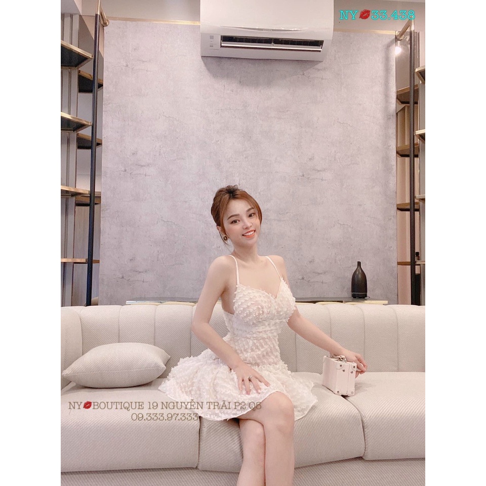 Đầm váy nữ 2 dây xếp ly tầng xinh xắn, công chúa dành cho các nàng thơ đi chơi, dạo phố hoặc dự tiệc