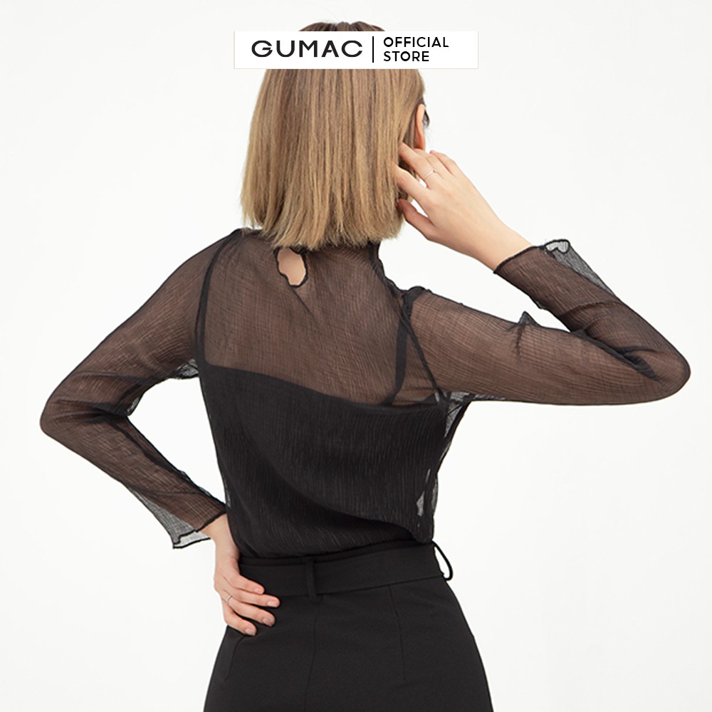 [Mã WABRGM11 giảm 10% đơn 250K] Áo kiểu nữ tay dài GUMAC AB591 [Không kèm áo trong | BigBuy360 - bigbuy360.vn