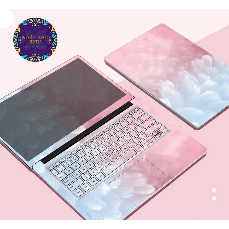 Combo Miếng Dán Laptop Decal Skin in theo yêu cầu cho Dell Asus HP Macbook Acer Thinkpad Lenovo Sony Vaio Decal 3M Nhập