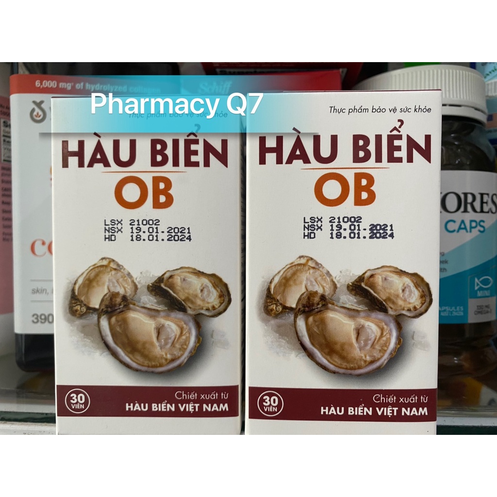 [CÓNOWSHIP] TINH HÀU BIỂN OB - HÀU OB TINH CHẤT HỘP 30 VIÊN