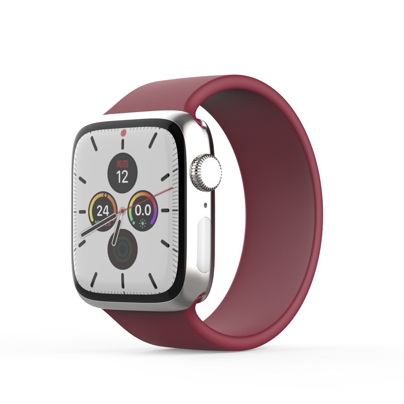 Dây Đeo Silicon Thể Thao Cho Đồng Hồ Thông Minh Apple Watch 1 / 2 / 3 / 4 / 5 / 6