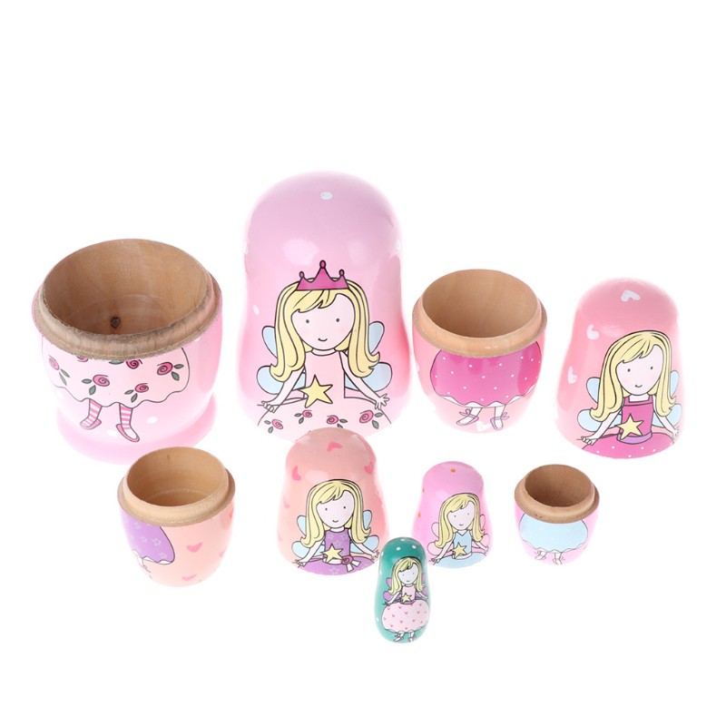 Bộ 5 Búp Bê Nga Matryoshka Bằng Gỗ