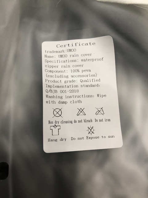 Áo mưa xe đẩy UMOO